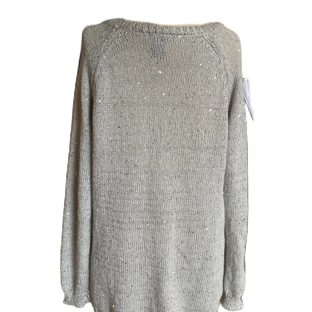 Gray Sweater with sequins CHEER